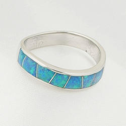 Opal Band Ring