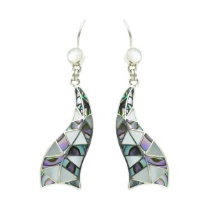Abalone Shell & Mother of Pearl Earrings