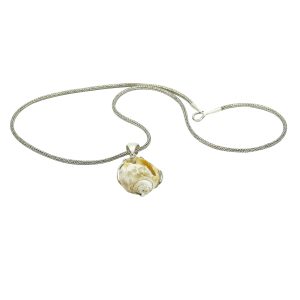 Fossilized Sea Shell Pendant