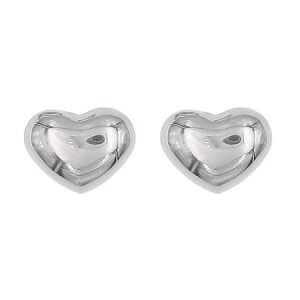 Sterling Silver Heart Earring (Posts)