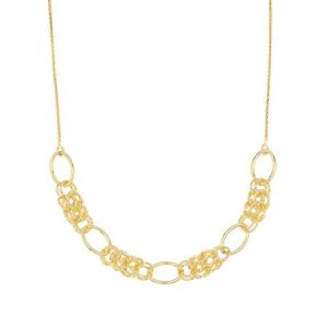 Sterling Silver Weaved  with Gold Plating