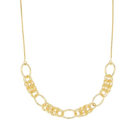 Sterling Silver Weaved  with Gold Plating