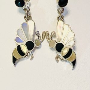 Sterling Silver Bumble Bee Earrings