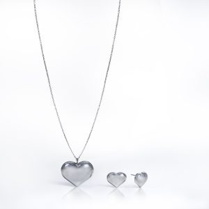 Sterling Silver Heart Necklace and Chain